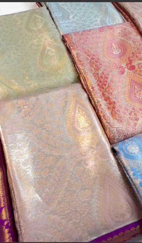 Kanchipattu saree with rich weaving