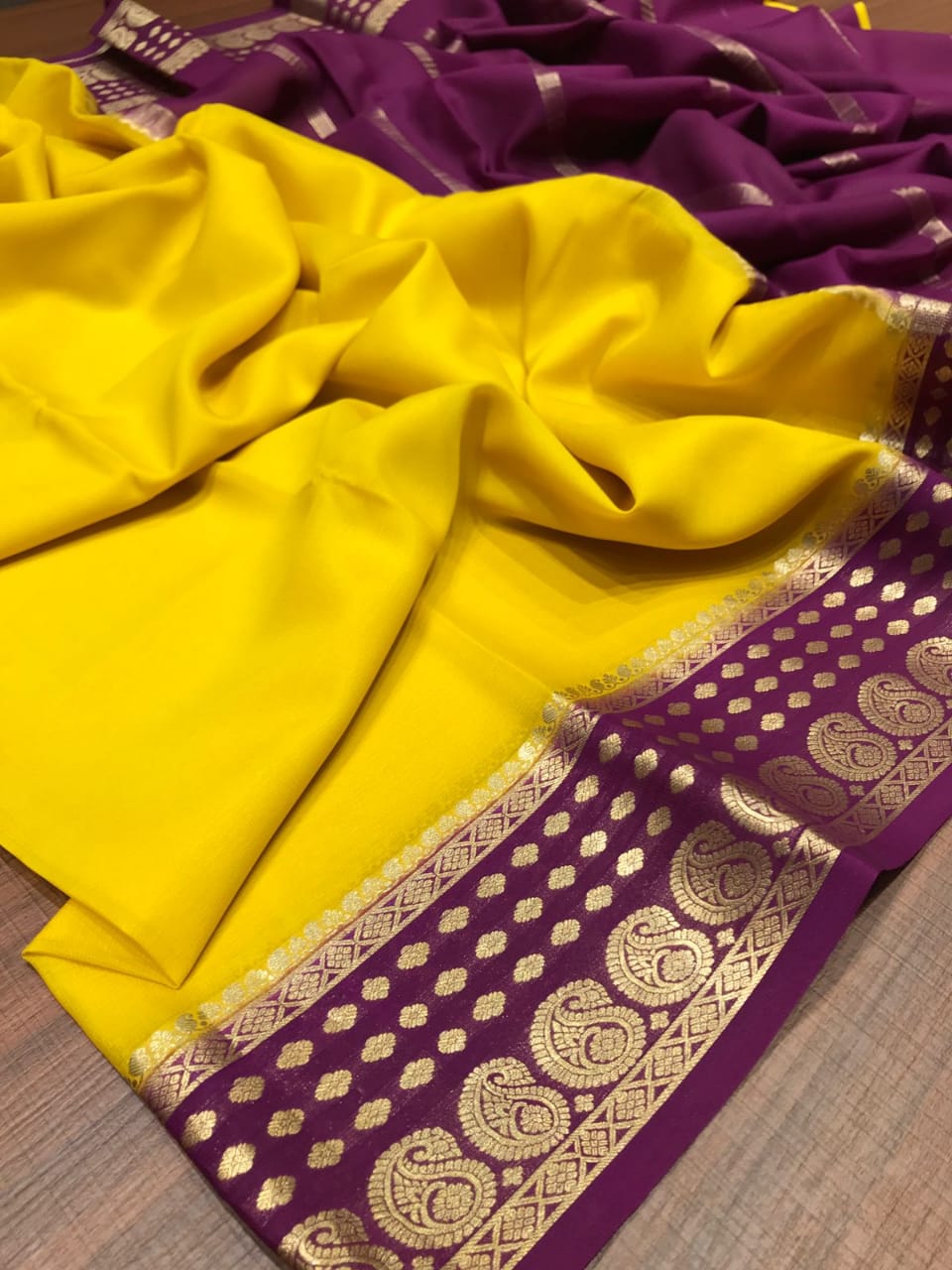 Banarasi Handloom semi katan silk saree