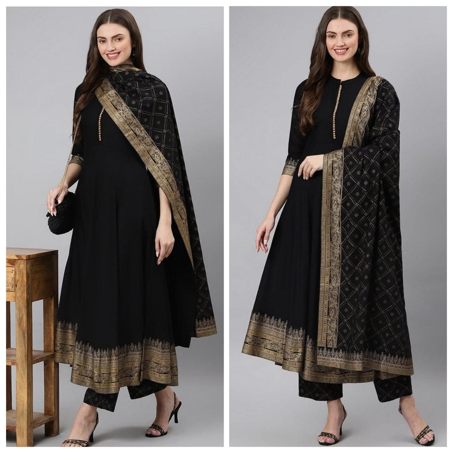 Heavy Printed Anarkali Kurti Suit