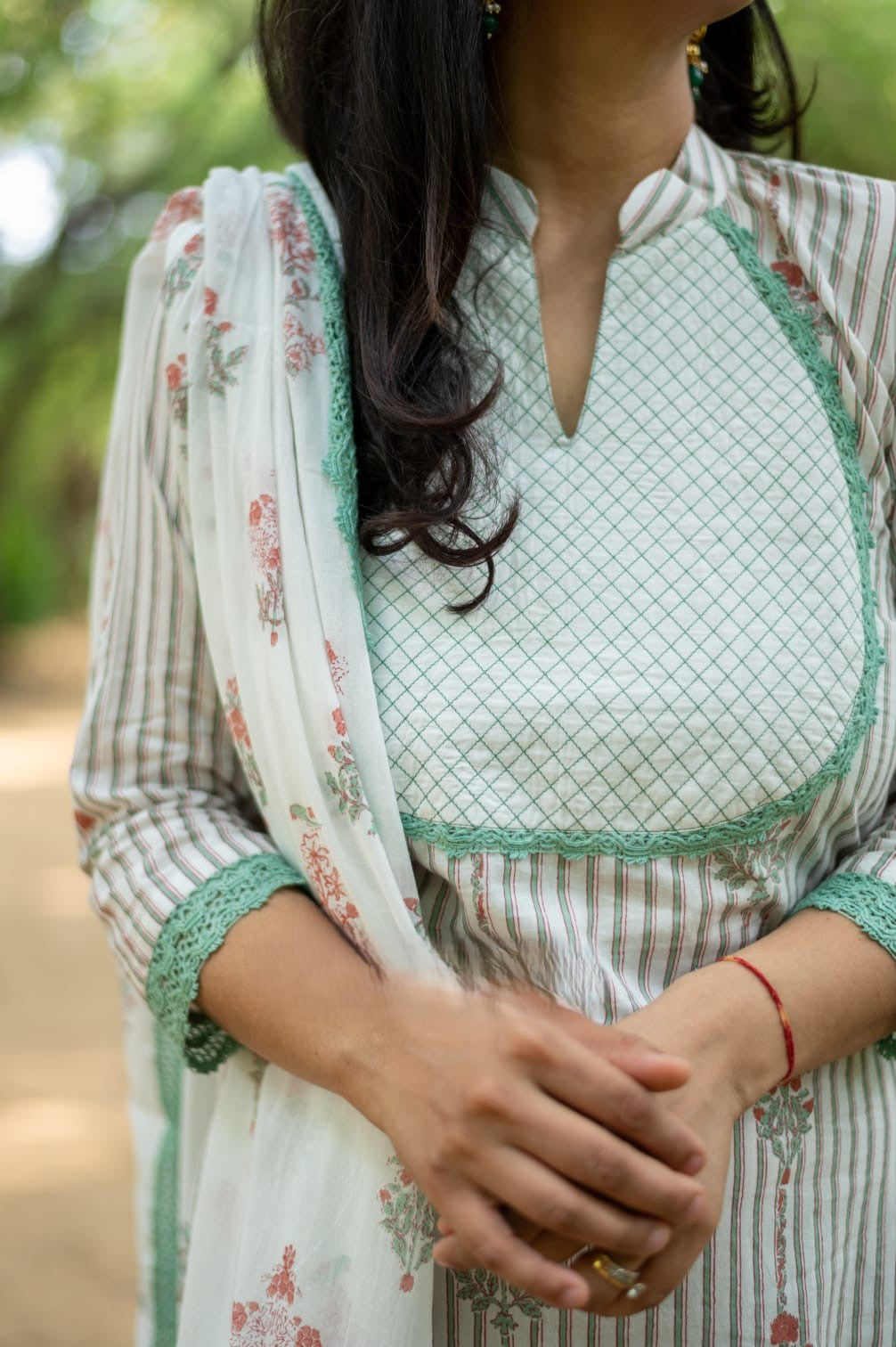 Hand Block cotton suit