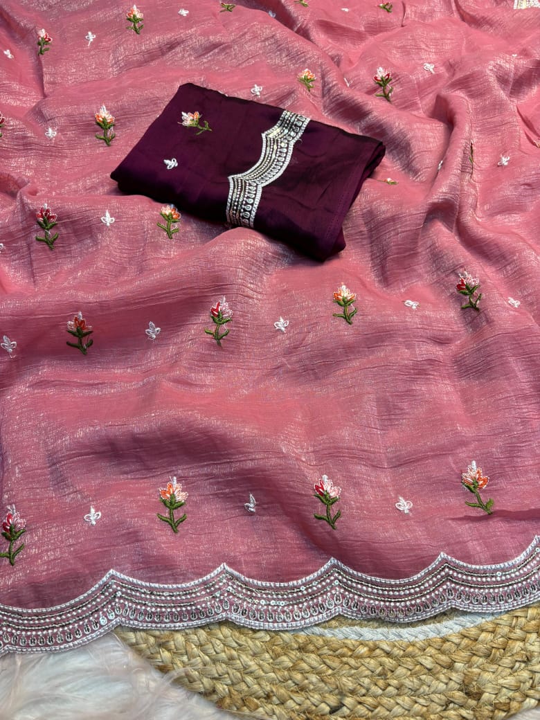 CRUNCHY CHIFFON Saree