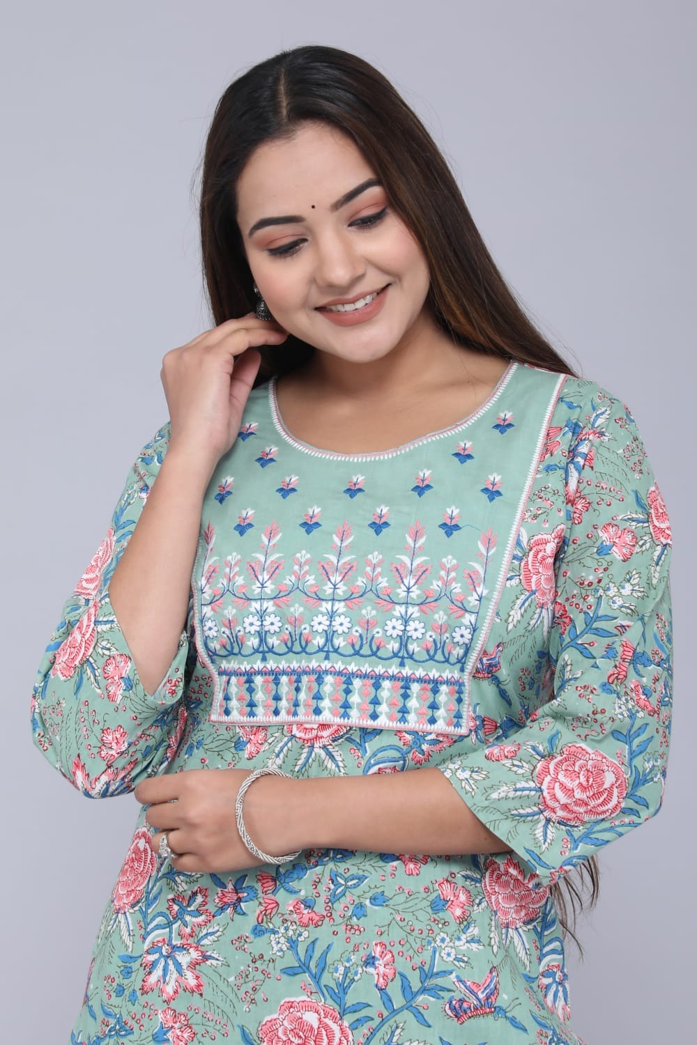 Cotton Kurti Suit (2pcs)