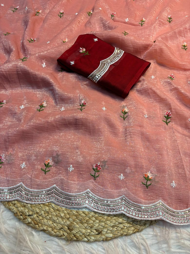 CRUNCHY CHIFFON Saree