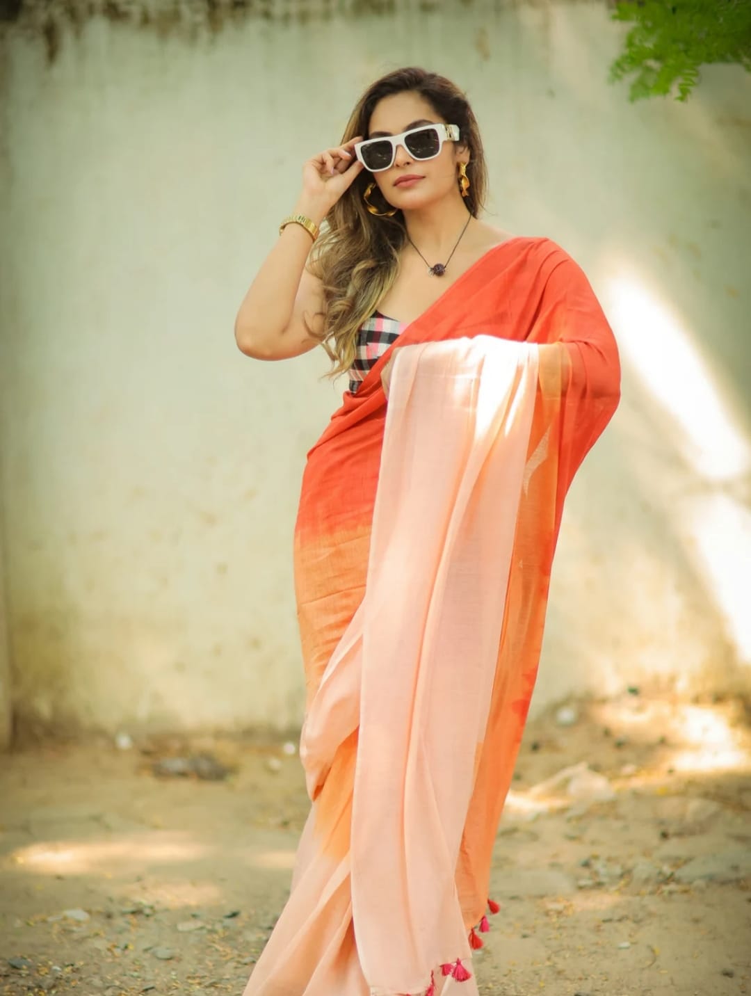 Pure Mull cotton Saree