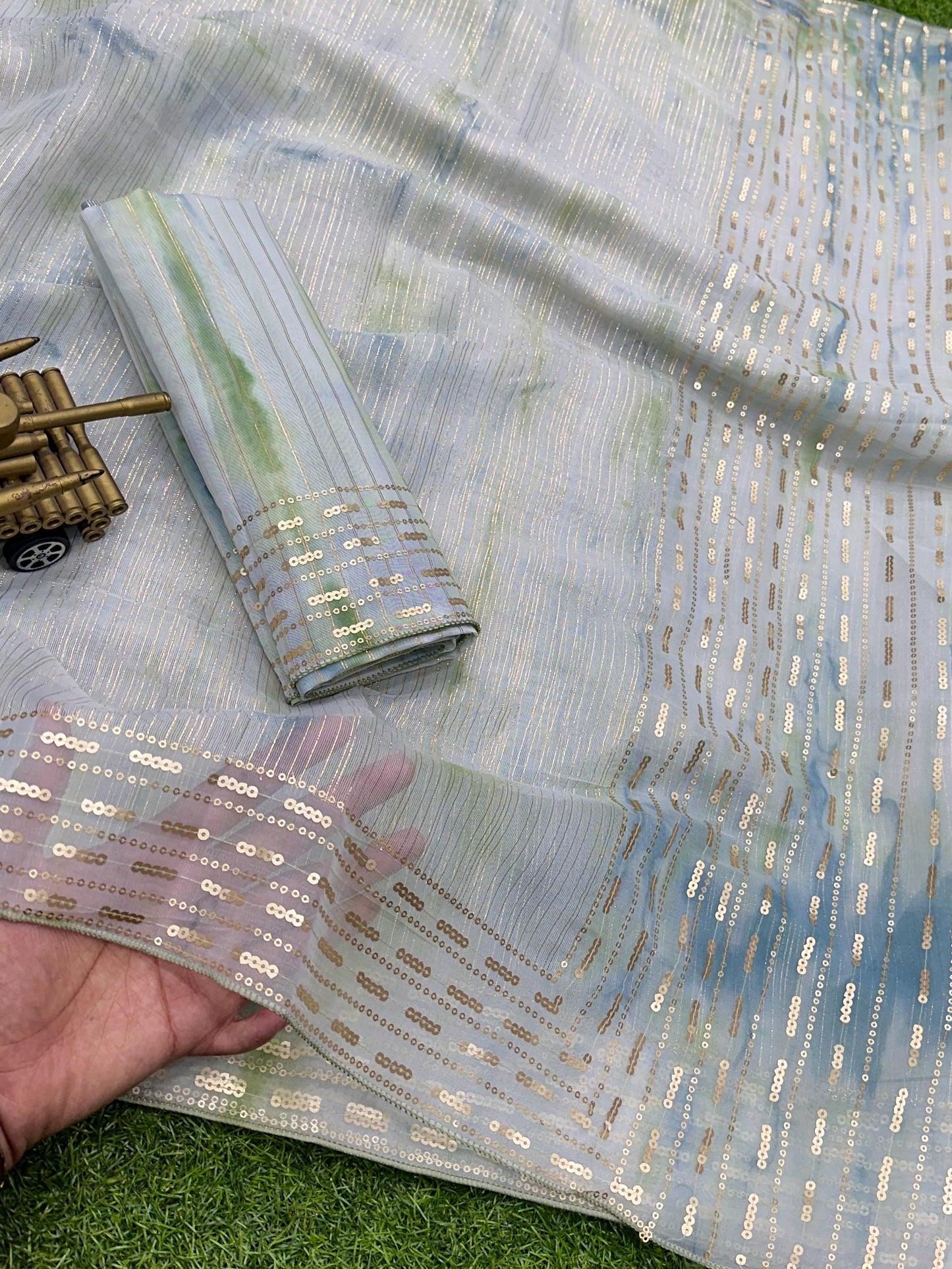 softest organza sarees