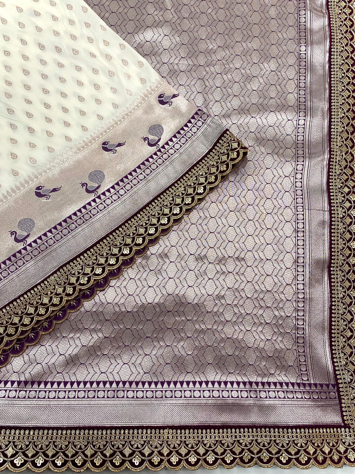 Banarasi paithani weaving saree