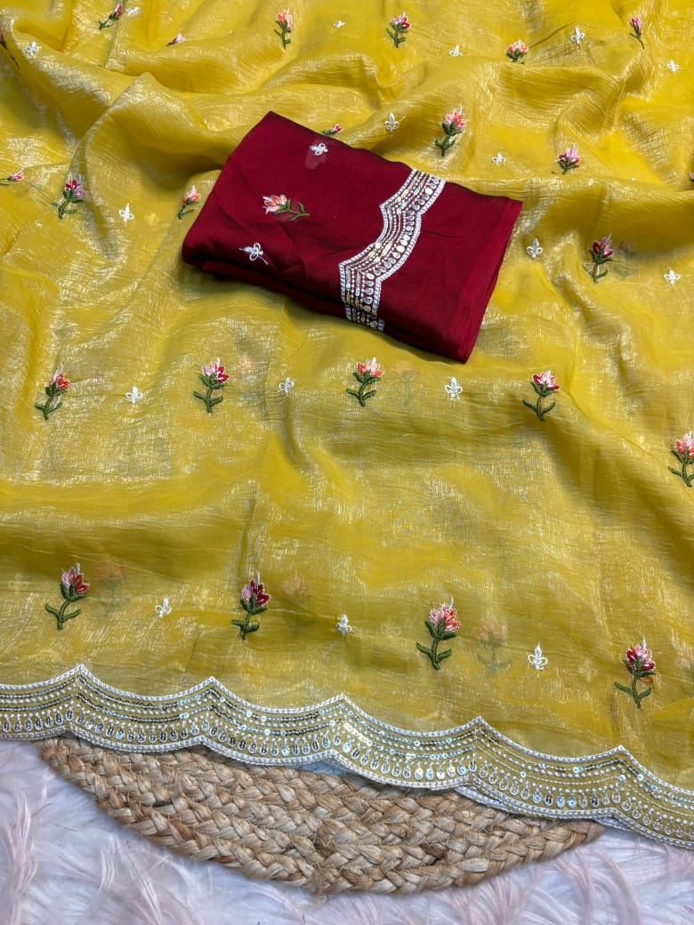 CRUNCHY CHIFFON Saree