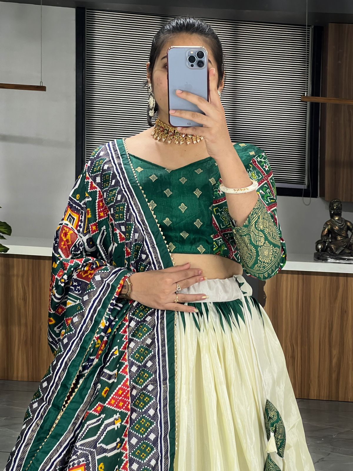 Dola Silk Patola Lehenga set