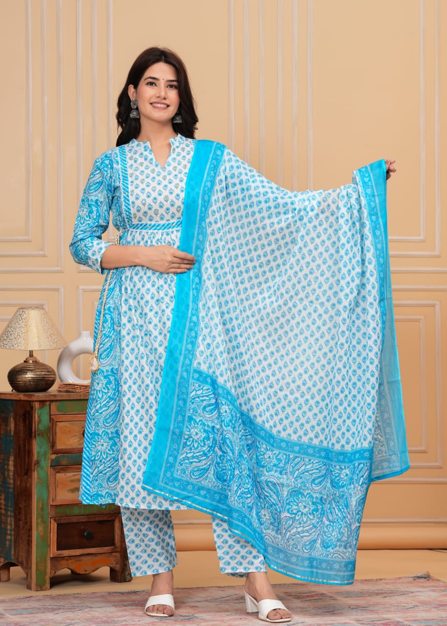 Cotton Kurti suit (3PCS)