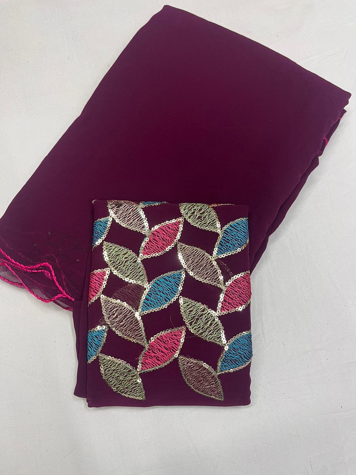 Designer Georgette saree