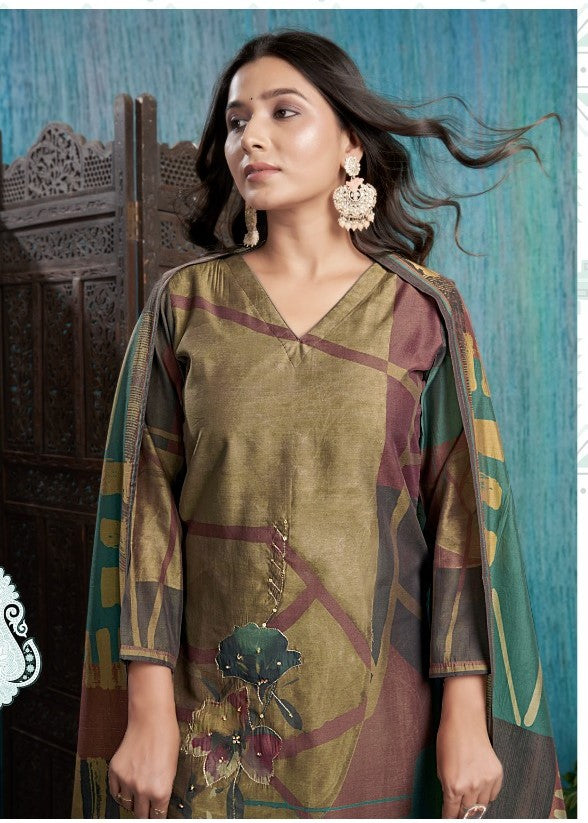 Beautiful Viscose Silk suit