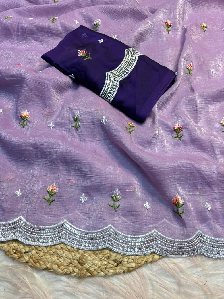 CRUNCHY CHIFFON Saree