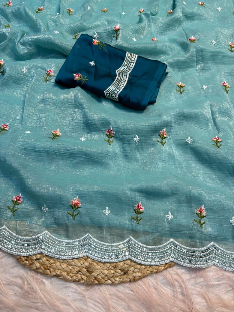 CRUNCHY CHIFFON Saree