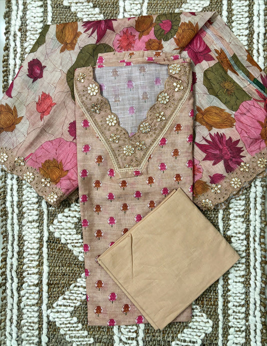 Cheeku base linen Suit