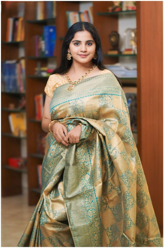 TISSUE BROCATTE SAREE