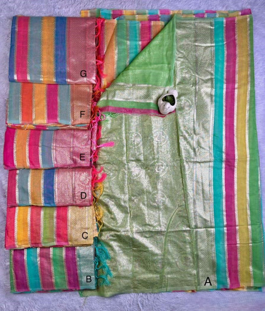 KANJIVARAM INSPIRED  SILK SAREE