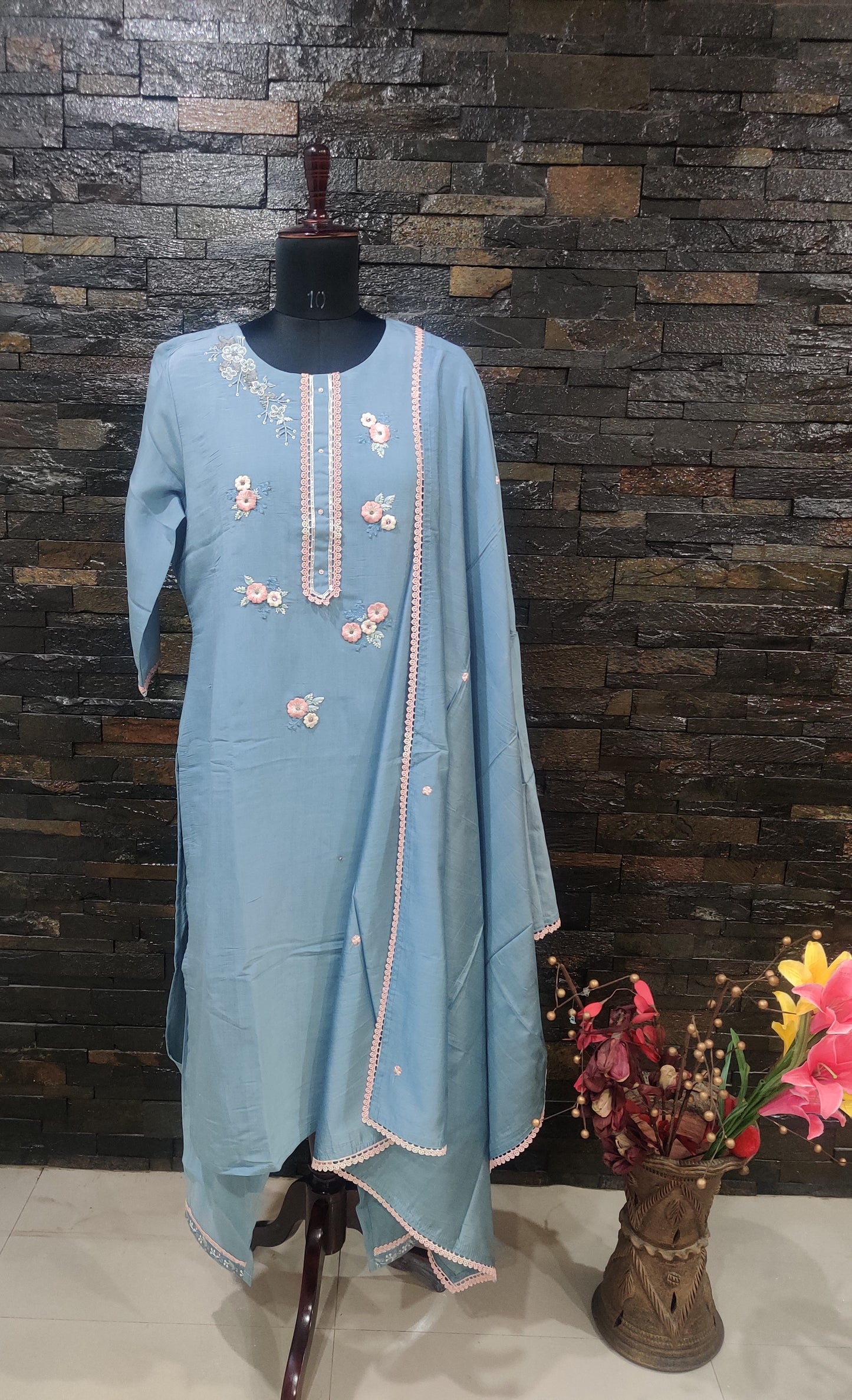 Cotton Silk Kurti Suit (3PCS)